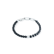 COEUR DE LION Bracelet Spikes Fusion Onyx Black-Silver