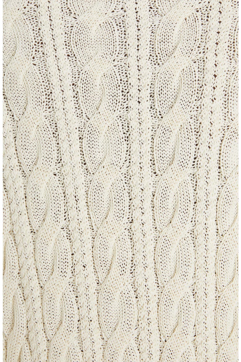 Cable Embroidered Tennis Sweater, Alternate, color, MULTI