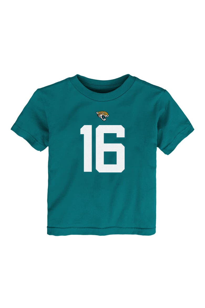 Toddler Nike Trevor Lawrence Teal Jacksonville Jaguars Player Name & Number T-Shirt, Alternate, color, Teal