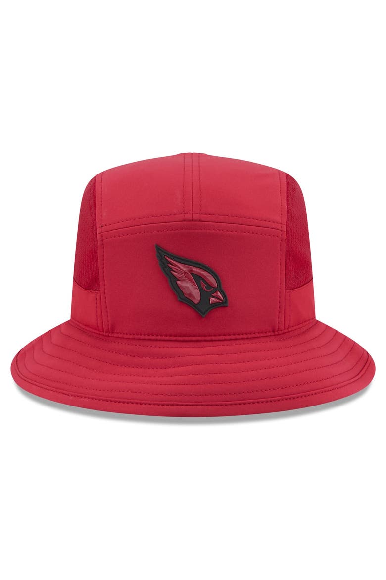 Men's New Era Cardinal Arizona Cardinals 2026 Sideline Bucket Hat, Alternate, color, Cardinal