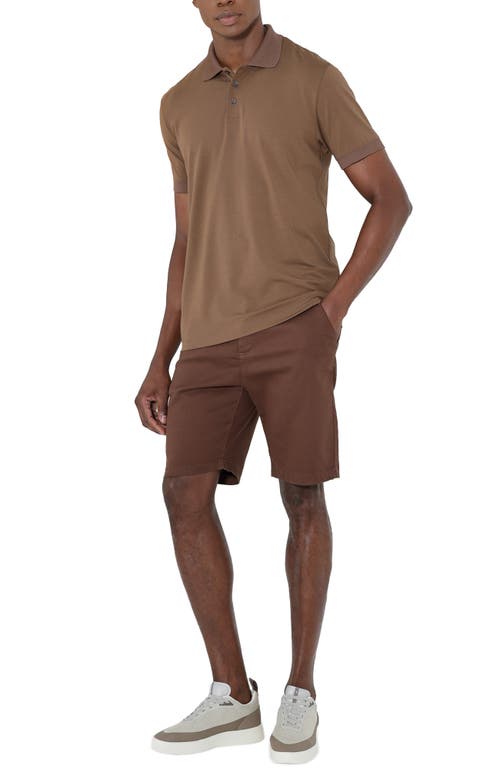 Urban Performance Pima Cotton Tech Polo With Uv Protection In Brown
