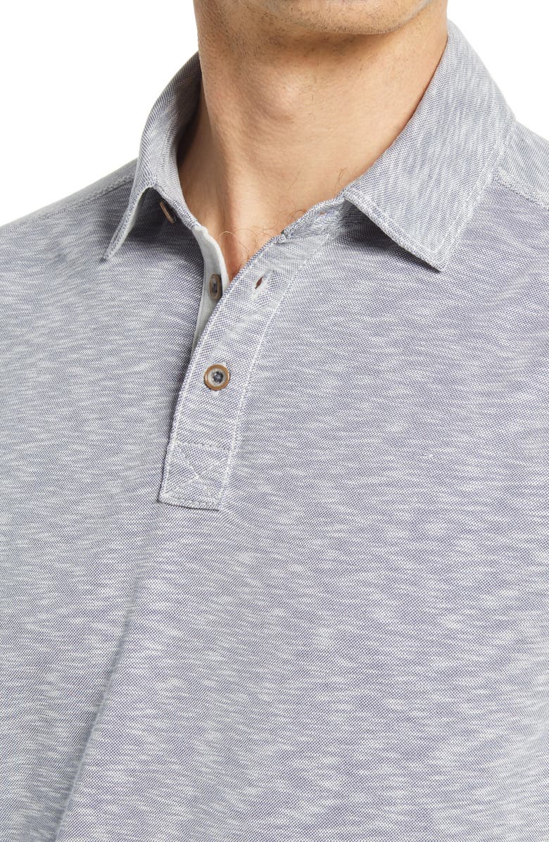 Johnston & Murphy Slub Short Sleeve Polo, Alternate, color, 