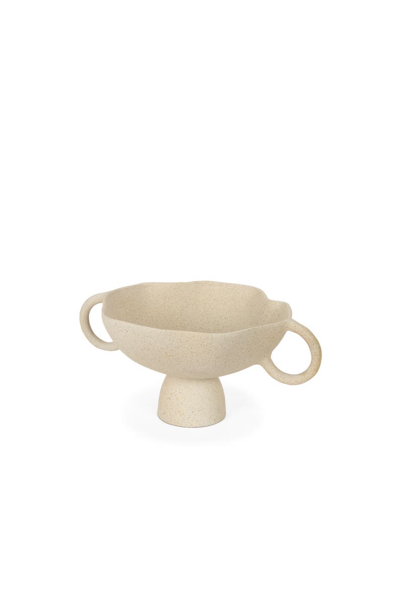 Radka Metal Decorative Bowl, Alternate, color, Beige