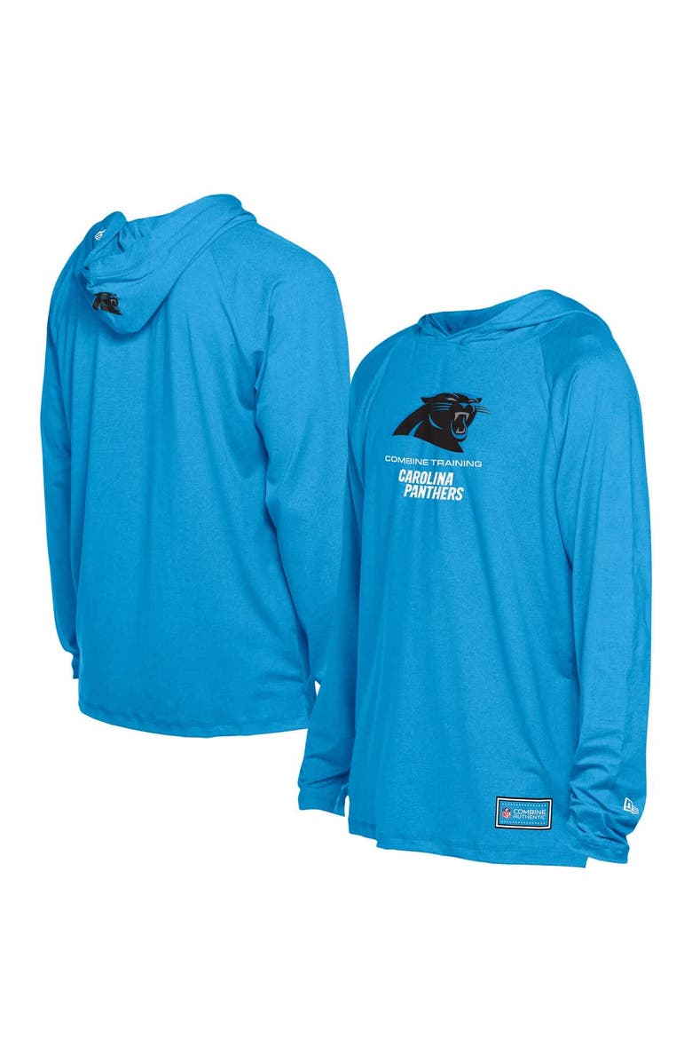 New Era Men's New Era Blue Carolina Panthers Functional Fandom Hoodie, Main, color,