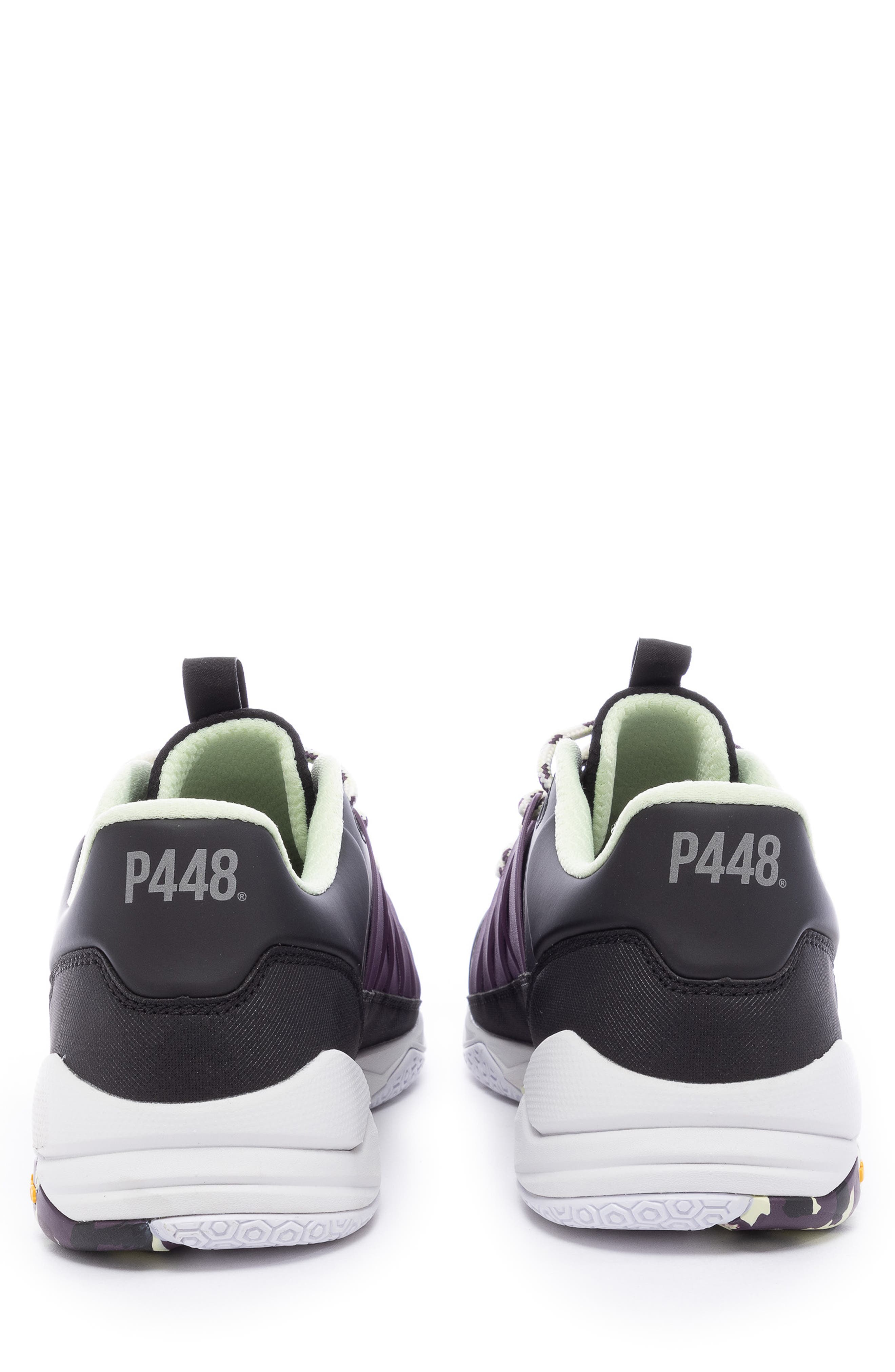 P448 Court Sneaker, Alternate, color, Black Purple