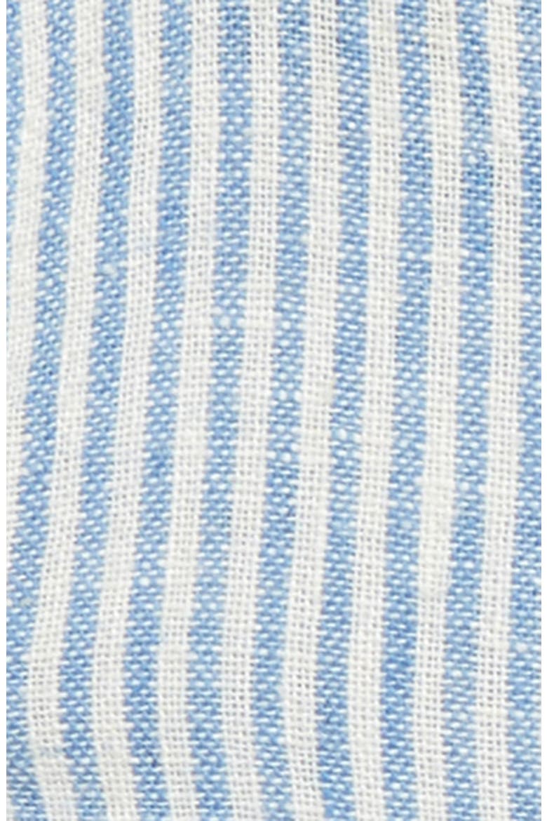 Stripy Romper, Alternate, color, BLUE LAKE/BLUE TICKING STRIPE