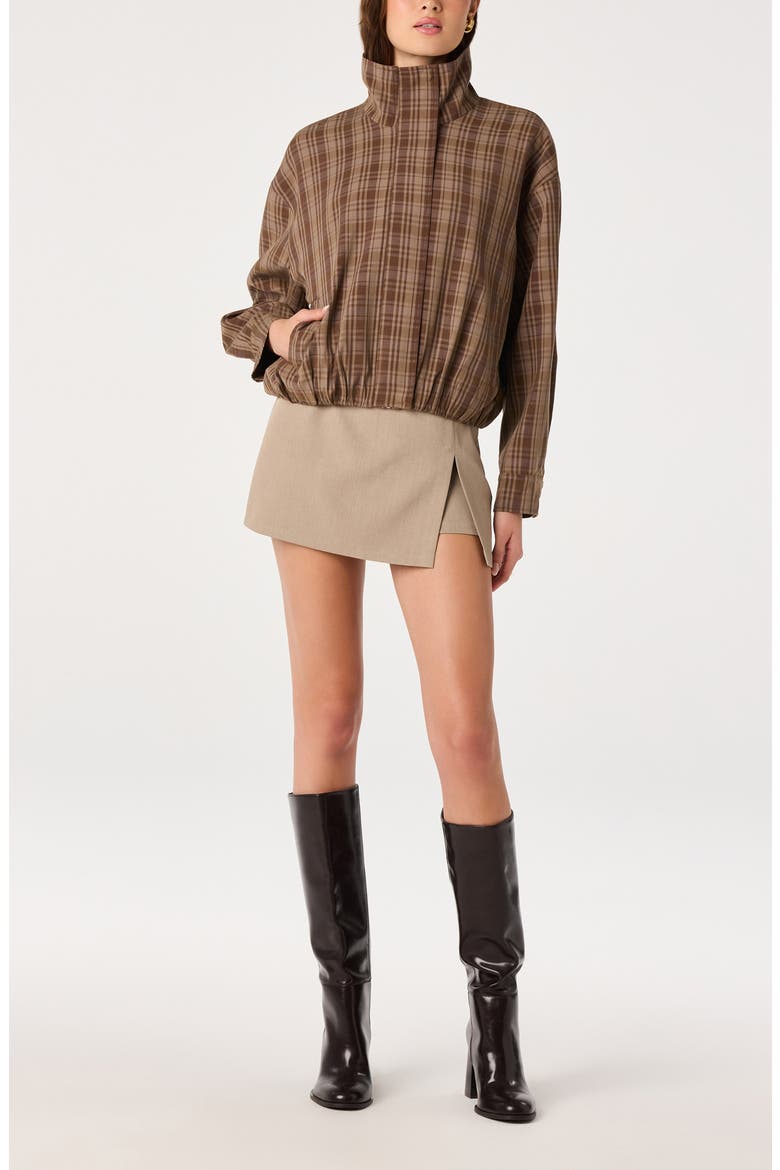 Cooper Plaid Jacket, Alternate, color, BROWN PLAID