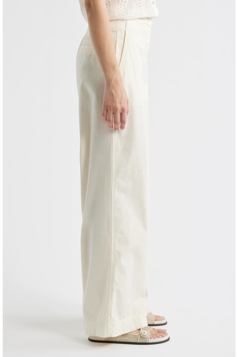 Tahilone Stretch Cotton Pants, Alternate, color, SOFT CREAM