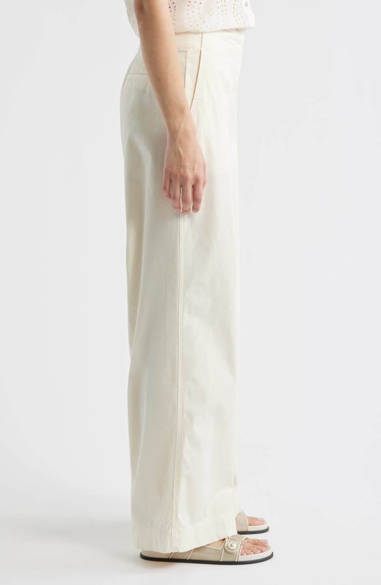 BOSS Orange Tahilone Stretch Cotton Pants, Alternate, color, Soft Cream