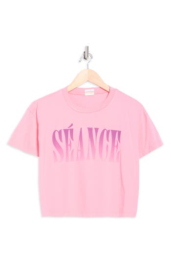 Mother The Grab Back Crop T-shirt In Pink
