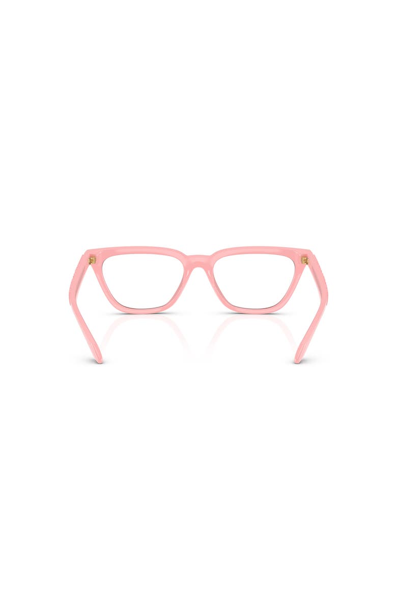 Versace 53mm Cat Eye optical glasses, Alternate, color, Pink