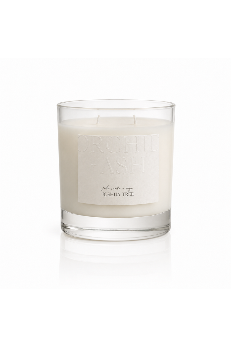 Joshua Tree Natural Candle - Palo Santo + Sage, Main, color, None