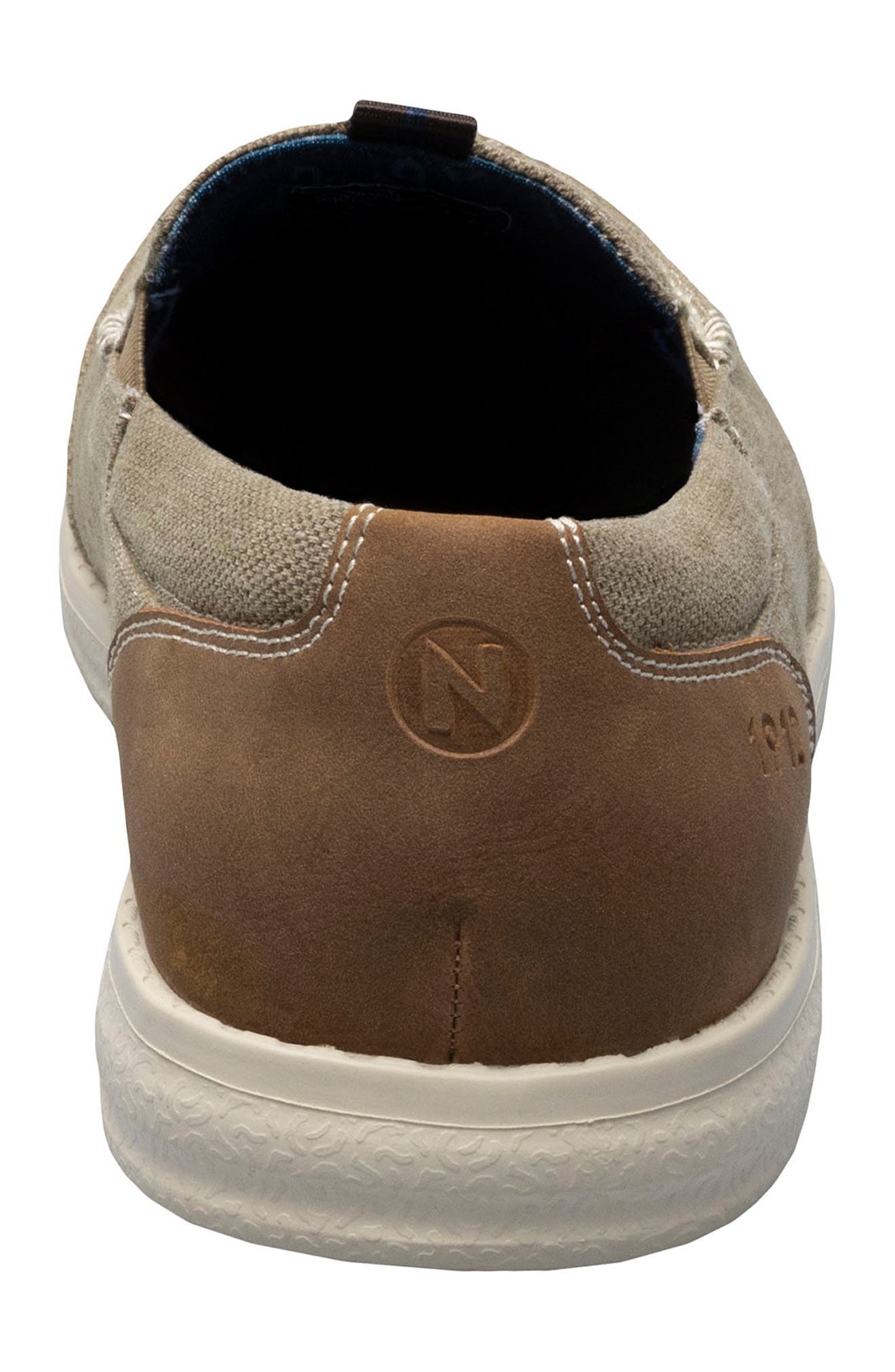 Brewski Organic Cotton Slip-On Sneaker- Wide Width Available, Alternate, color, STONE
