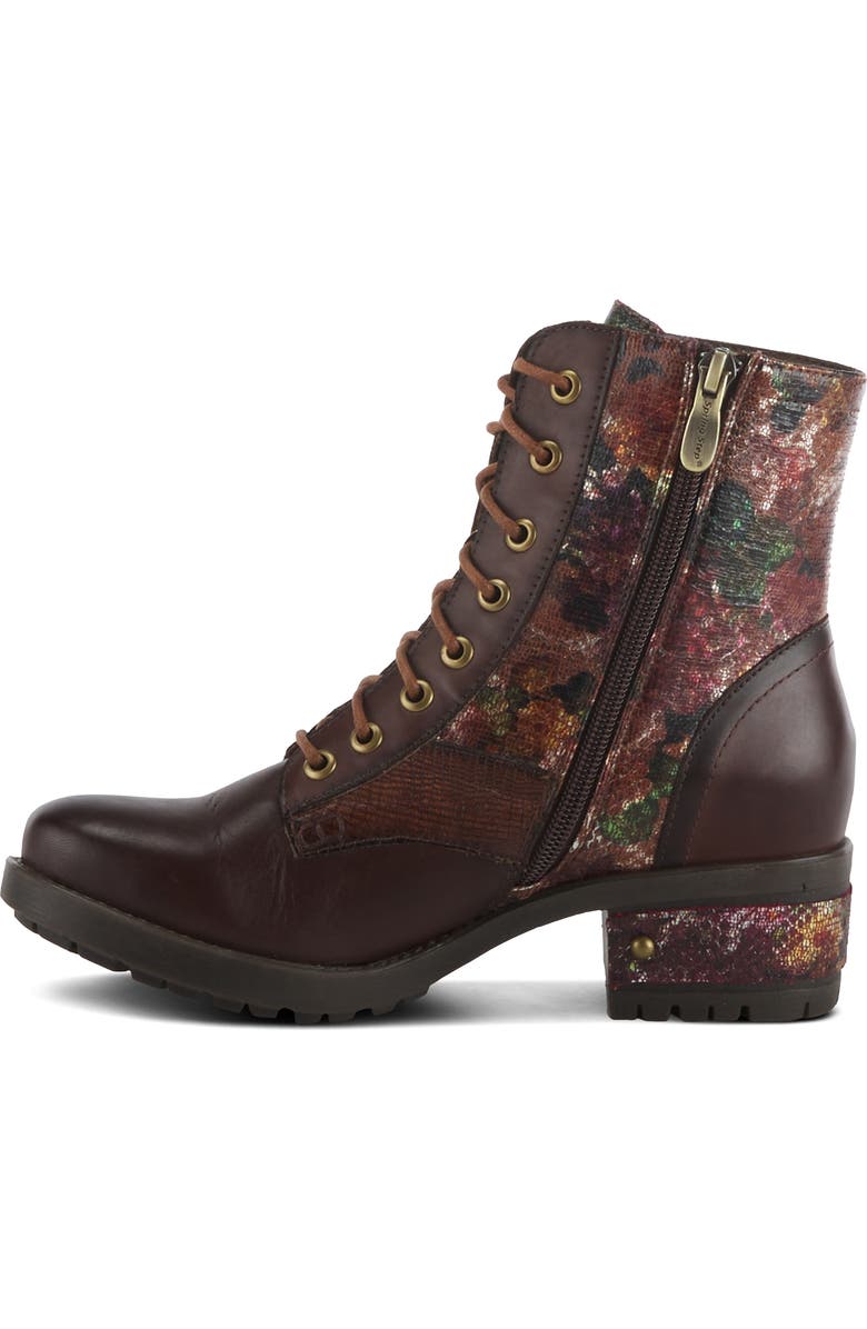 L'Artiste by Spring Step Marty-Met Bootie, Alternate, color, Brown Multi