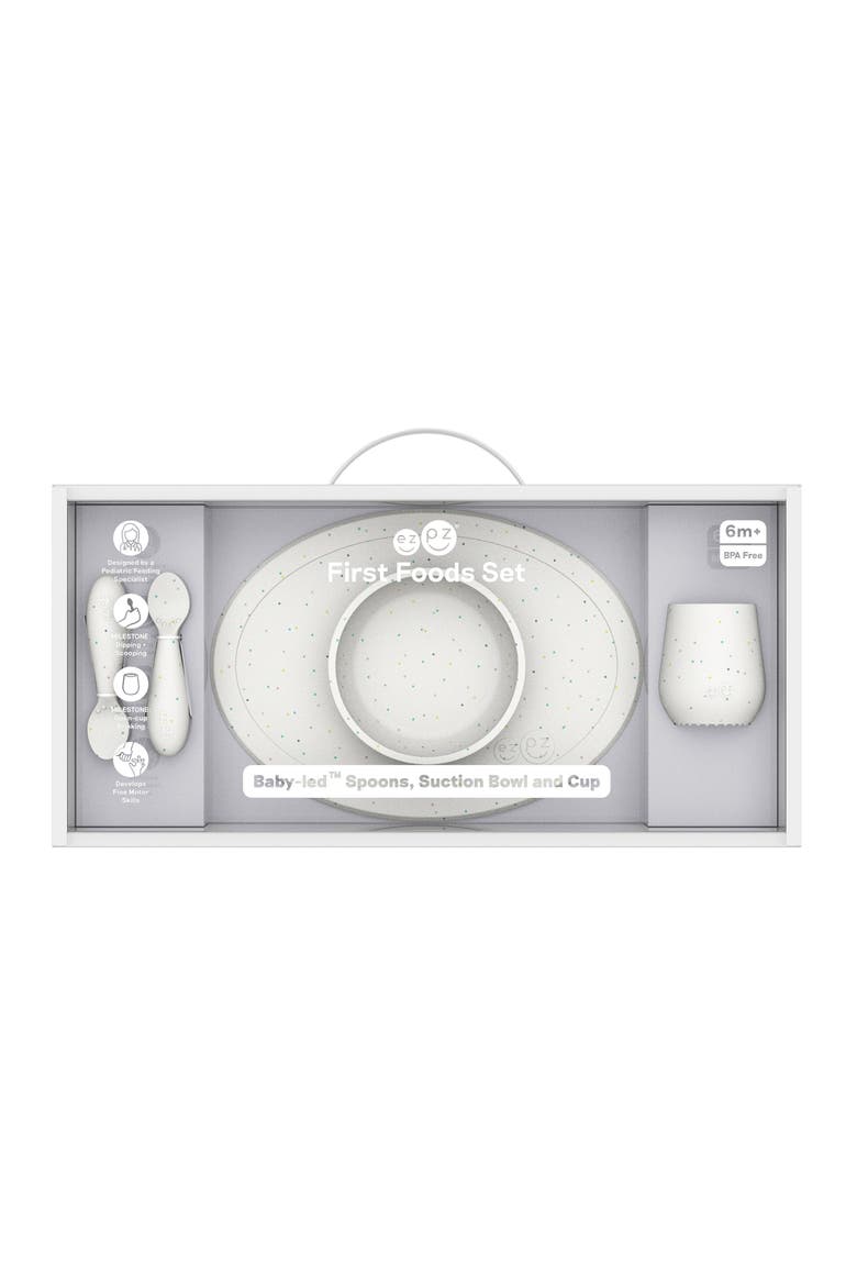 First Foods Baby-led™ Spoons, Suction Bowl & Cup Set (Nordstrom Exclusive), Alternate, color, CONFETTI (EXCLUSIVE)