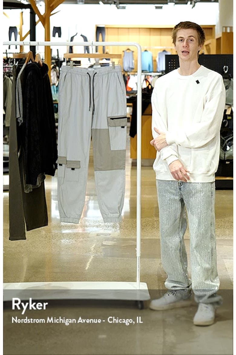 Men's Colorblock Ripstop Cargo Joggers video
