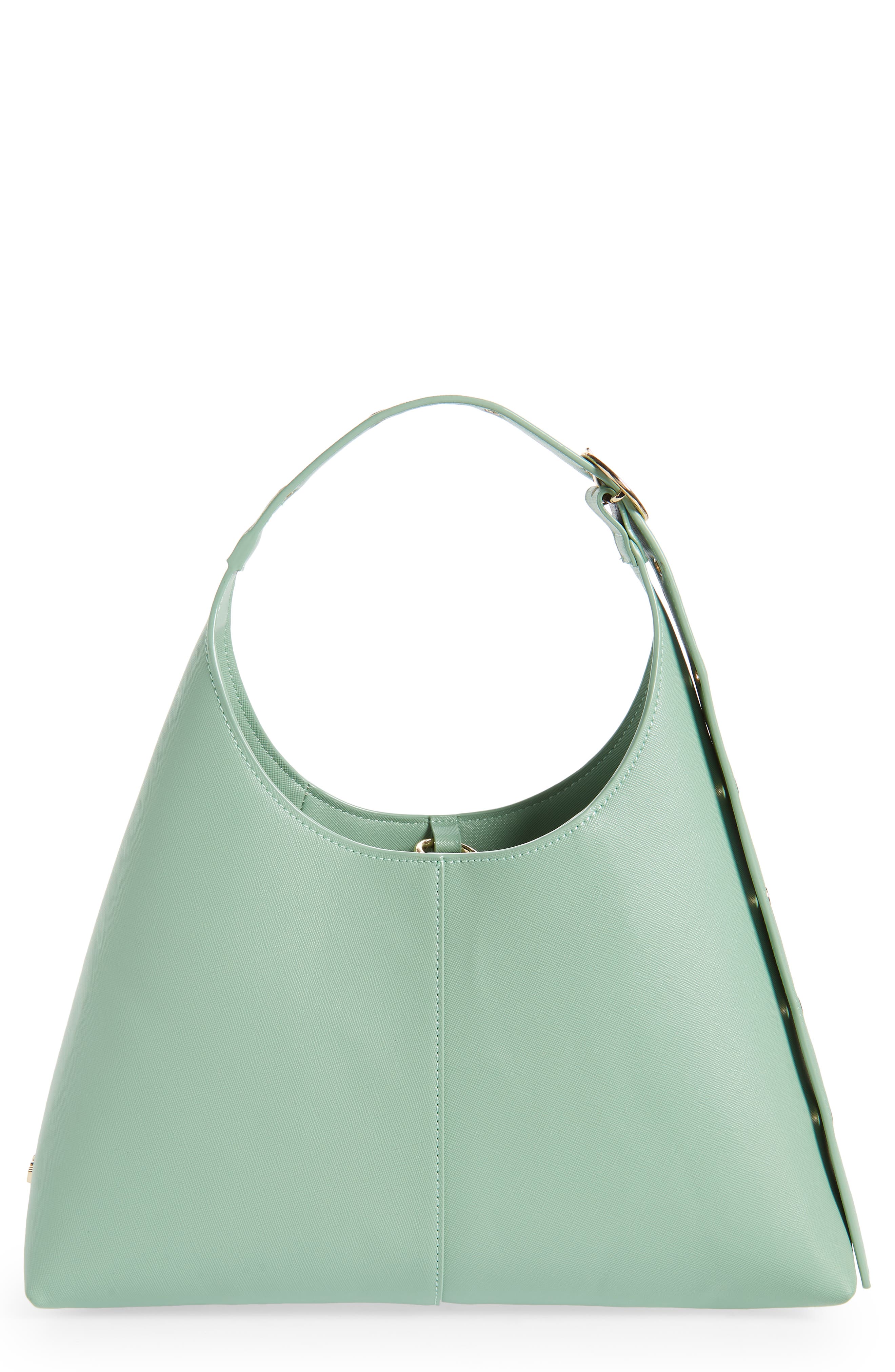 We Are Modern Vegan Leather Bucket Bag, Main, color, SAGE