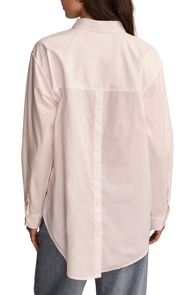 Lucky Brand Oversize Cotton Woven Shirt, Alternate, color,
