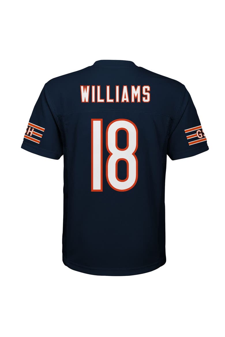 Preschool Outerstuff Caleb Williams Navy Chicago Bears Replica Player Jersey, Alternate, color, Navy