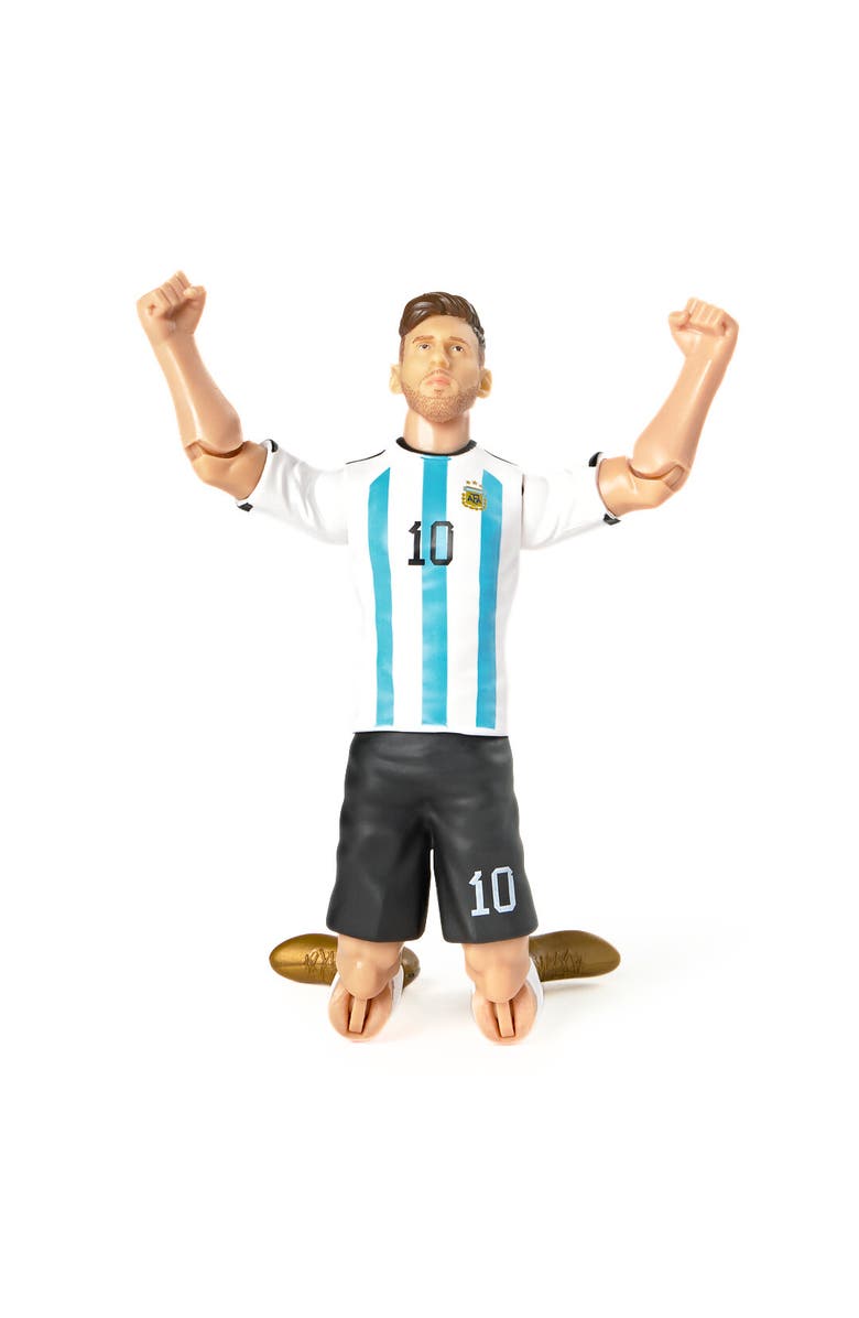 Banbo Toys SOCKERS Argentina AFA Lionel Messi 8" Collectible Soccer Action Figure, Alternate, color, Blue