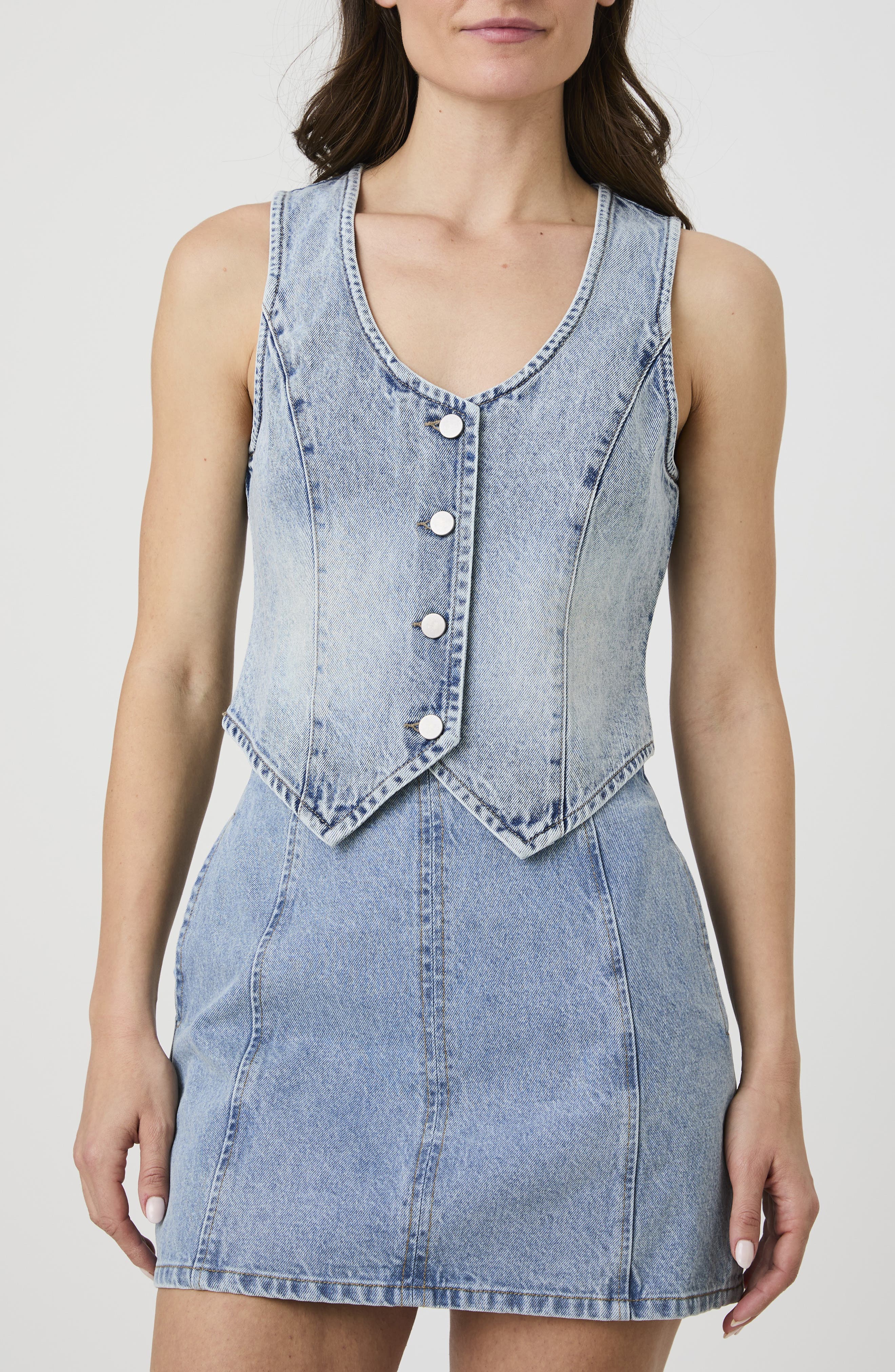 French Connection Denim Vest