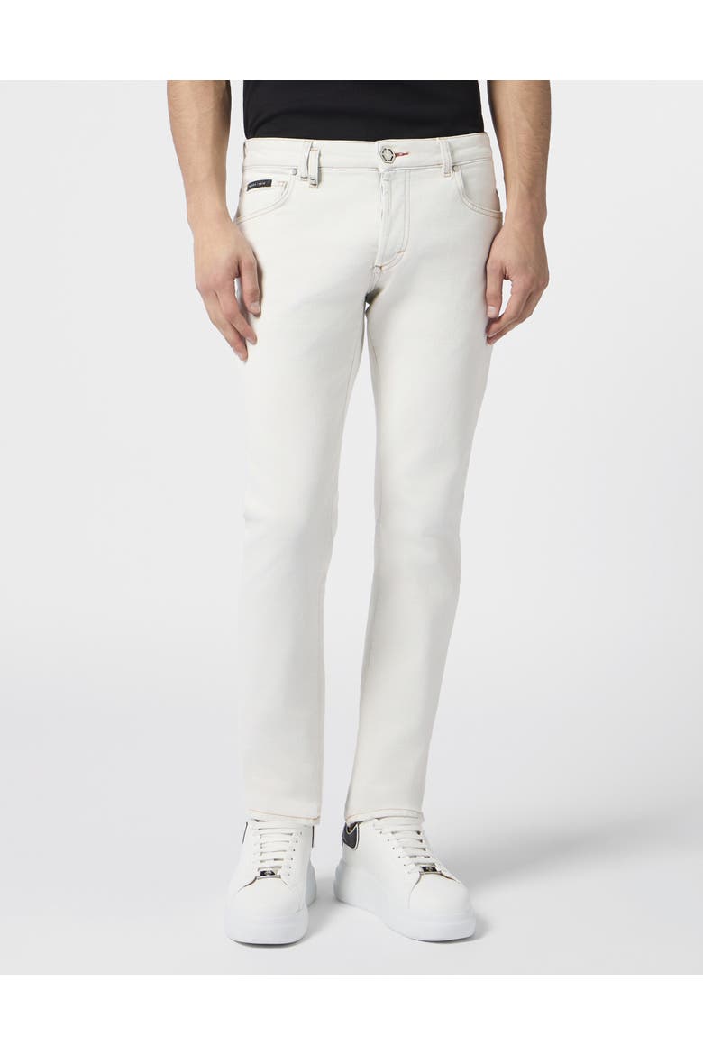 Super Straight Cut Jeans Basic Men, Main, color, landscapewhite