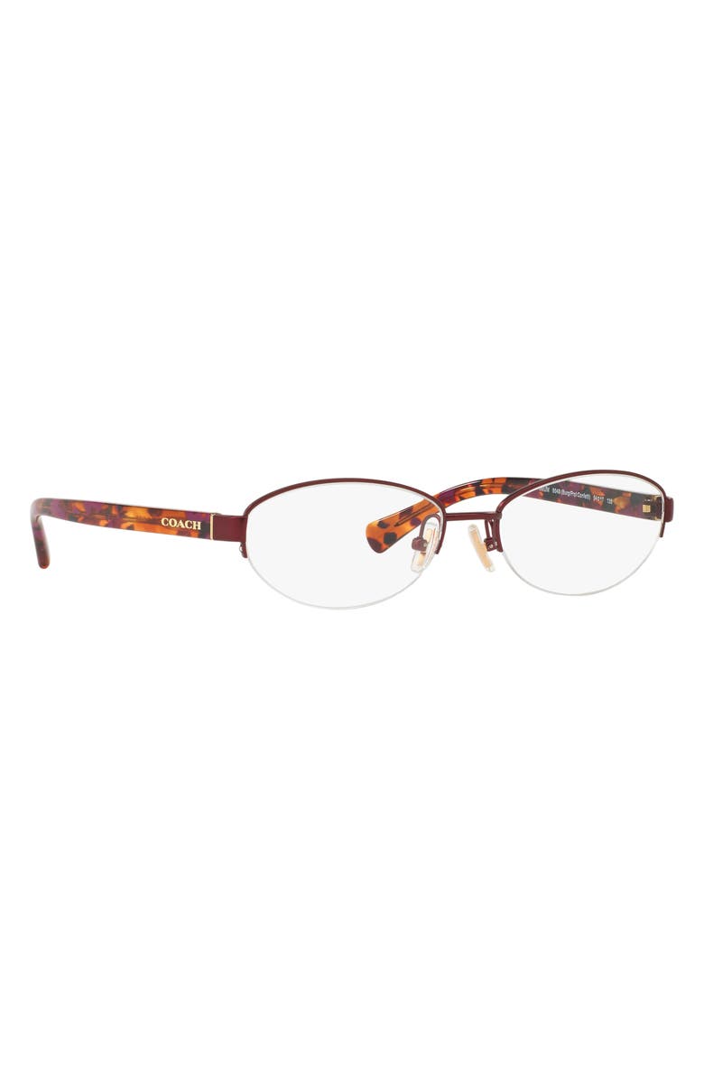 COACH 54mm Oval Optical Glasses, Alternate, color, 