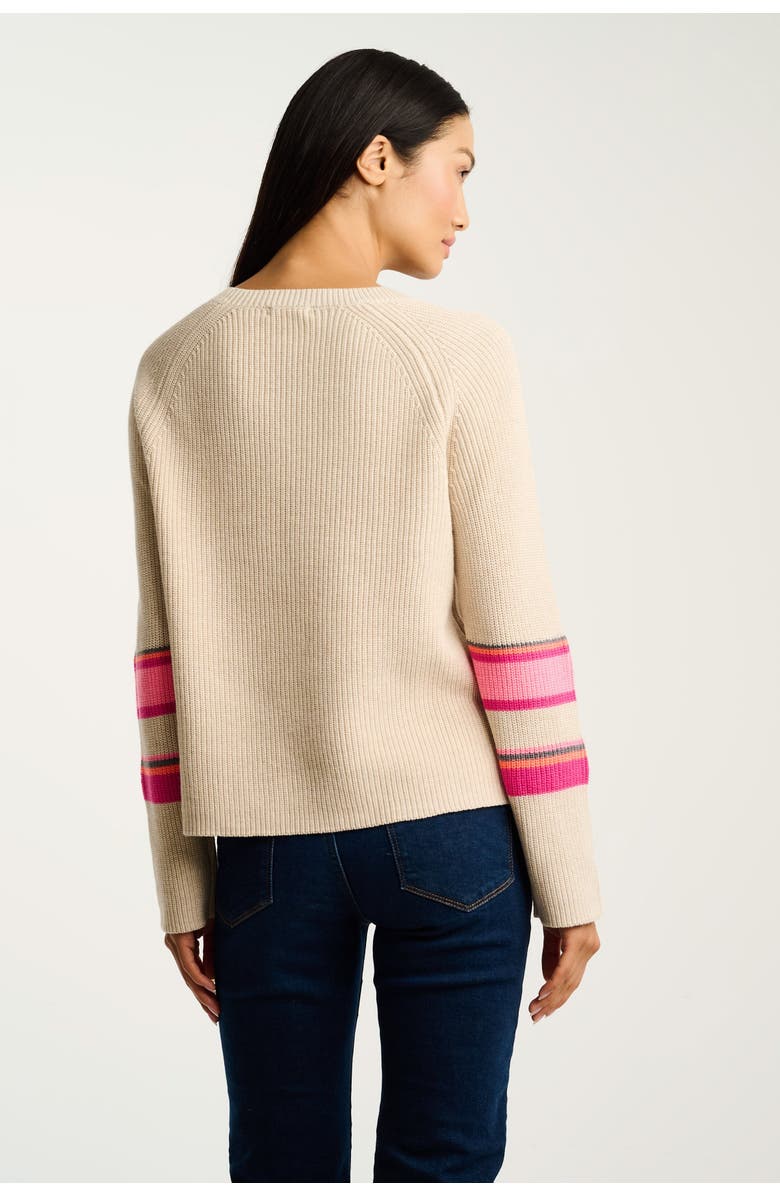 Lisa Todd Sun Shaker Cotton Sweater, Alternate, color, Almond