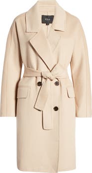 Rails Sloan Belted Wool Blend Overcoat