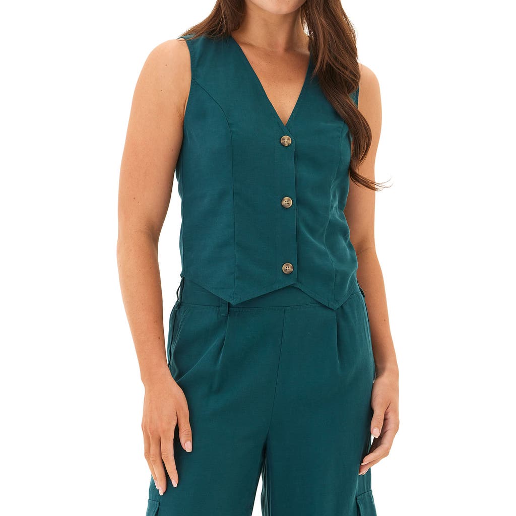 Threads 4 Thought Kimora Breezy Vest In Blue