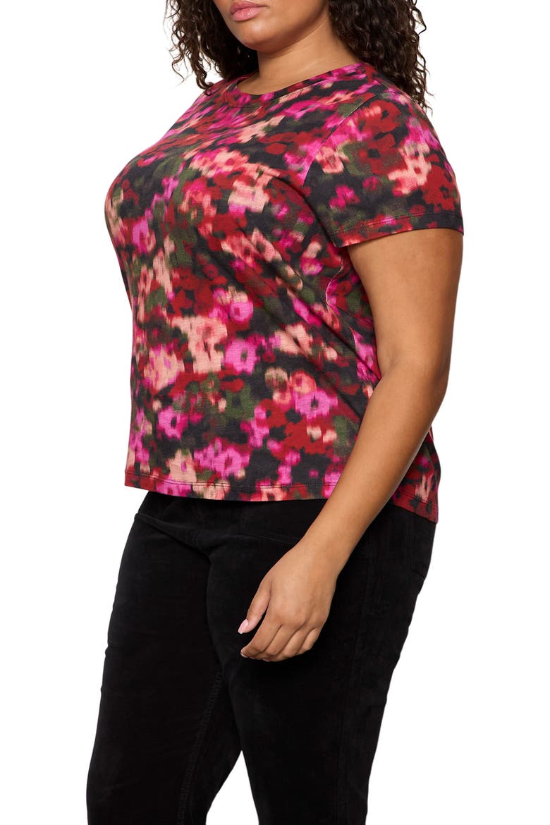 The Perfect T-Shirt, Alternate, color, BERRY GLOW RED