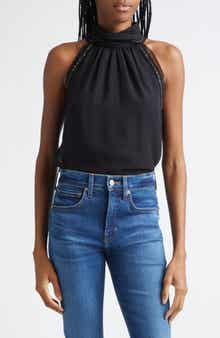 Veronica Beard Tanisha Sleeveless Silk Top