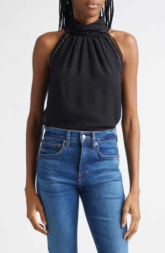 Veronica Beard Tanisha Sleeveless Silk Top