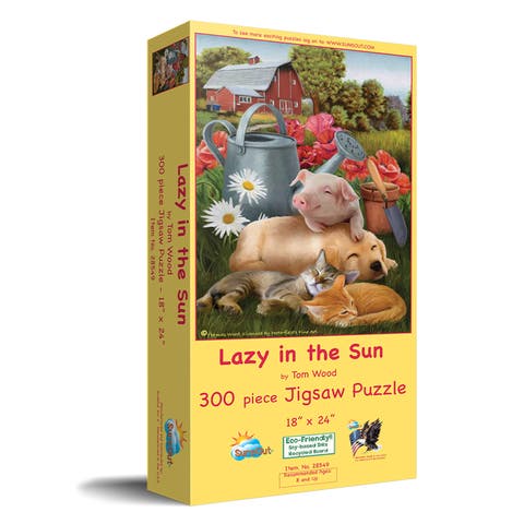 Lazy in the Sun 300 piece Jigsaw Puzzle for Adults