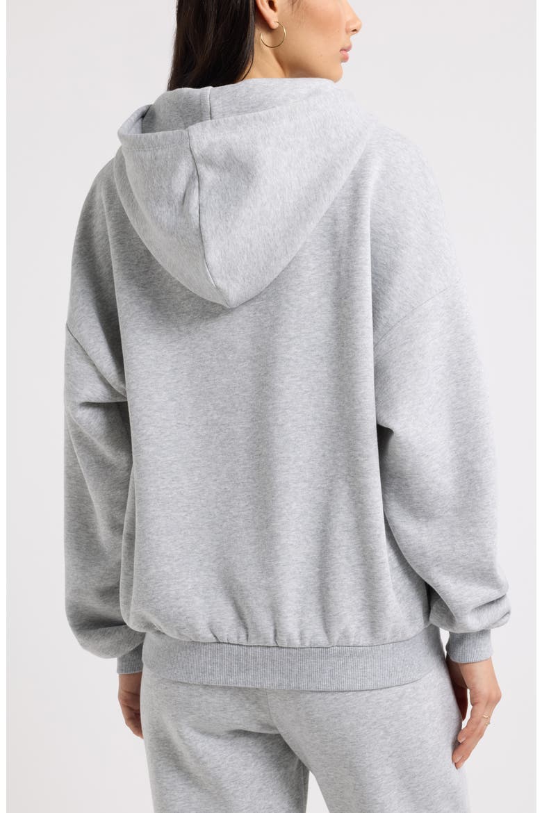 Relaxed Fleece Hoodie, Alternate, color, GREY SOFT HEATHER