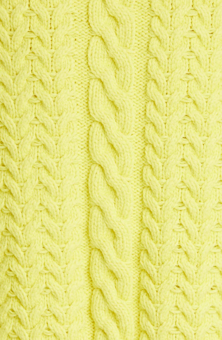 Stella McCartney Aran Organic Cotton Blend Crop Sweater, Alternate, color,