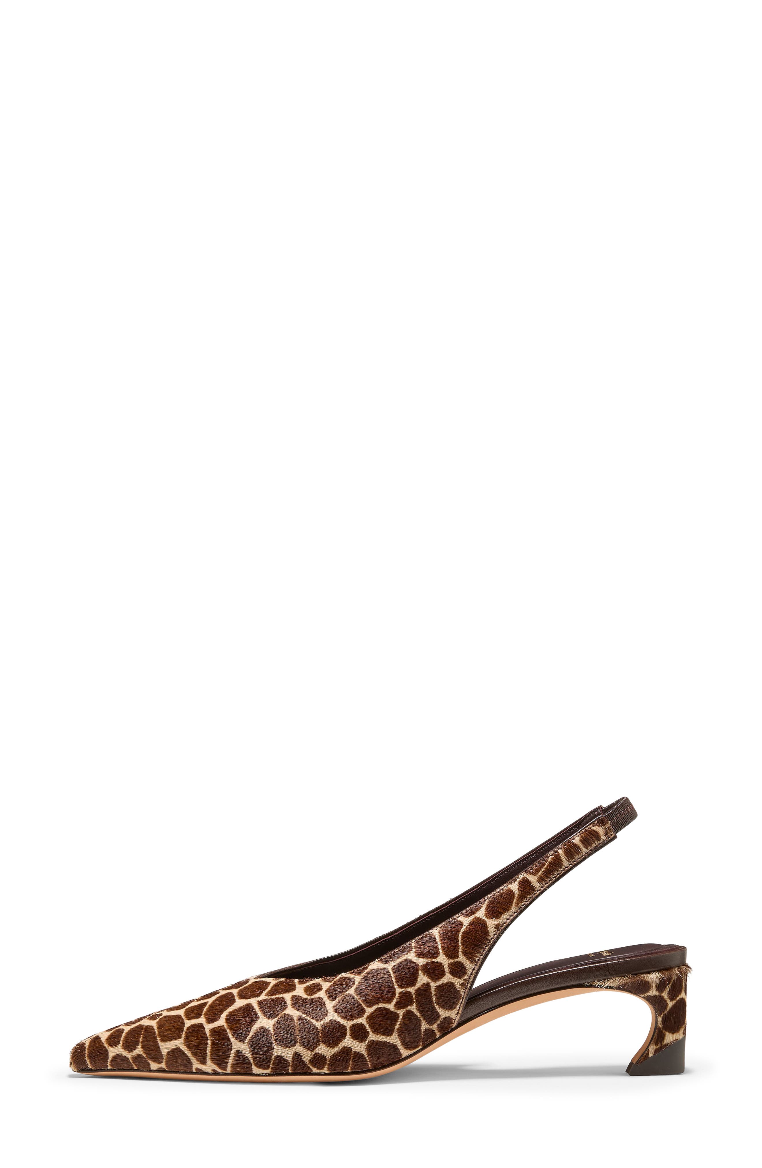 Viv Slingback Pointed Toe Pump, Alternate, color, HOT FUDGE MULTI