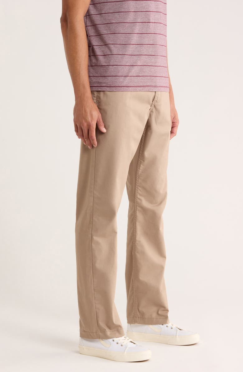 Vans Authentic Relaxed Flat Front Stretch Chinos, Alternate, color, Desert Taupe