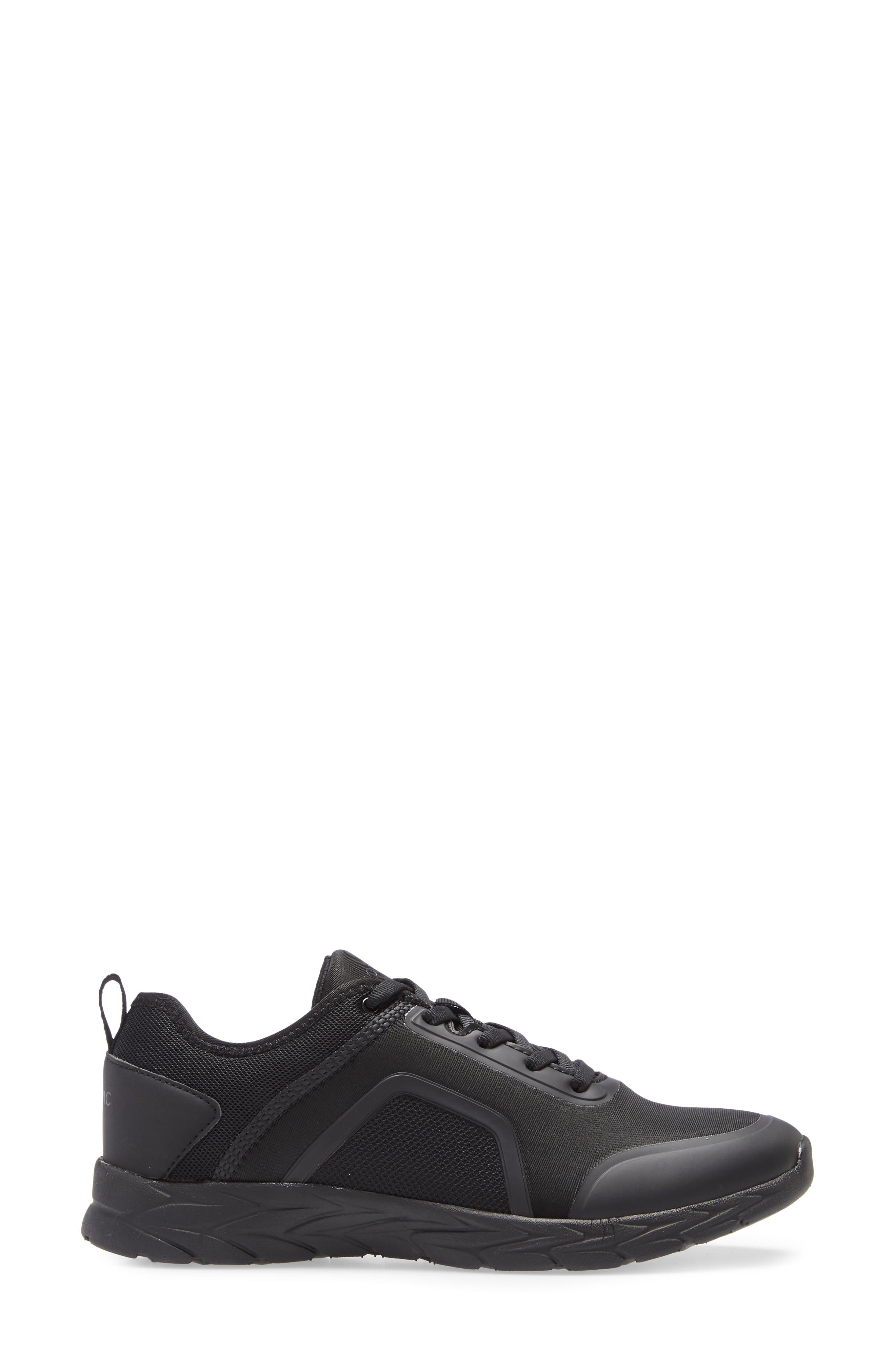 Maya Sneaker, Alternate, color, BLACK