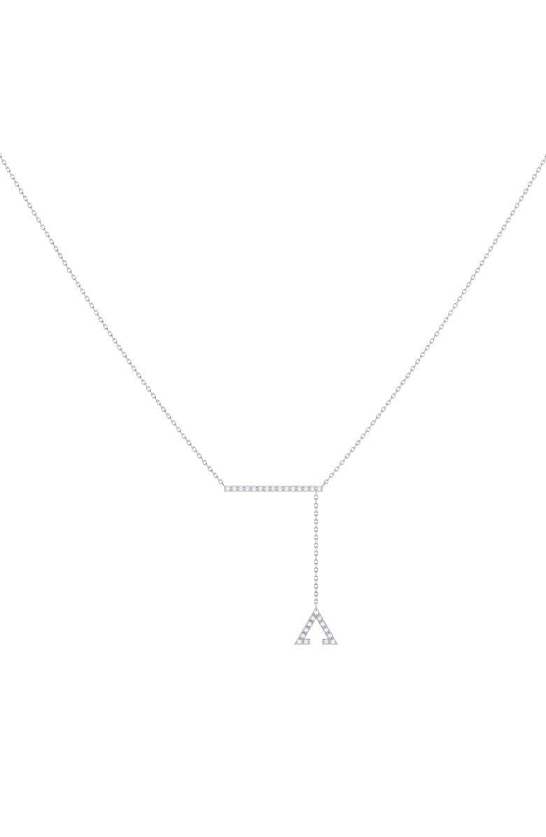 LuvMyJewelry Home Crane Lariat Diamond Necklace - 0.07ct., Main, color,