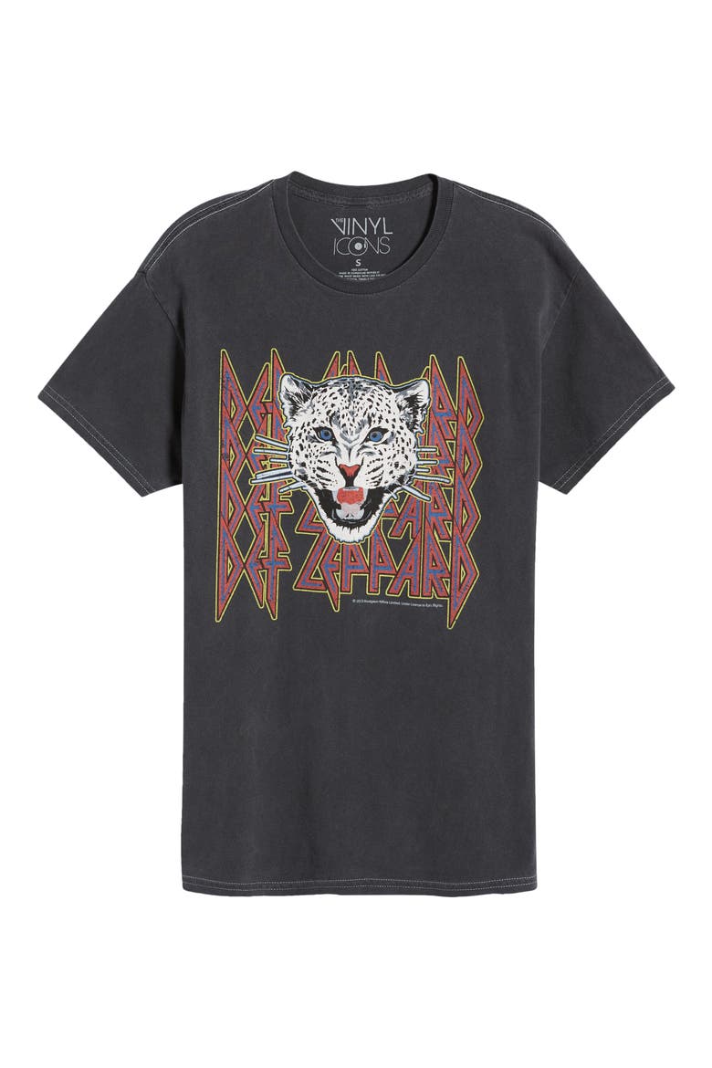 Women's Def Leppard Graphic Tee, Alternate, color, BLACK