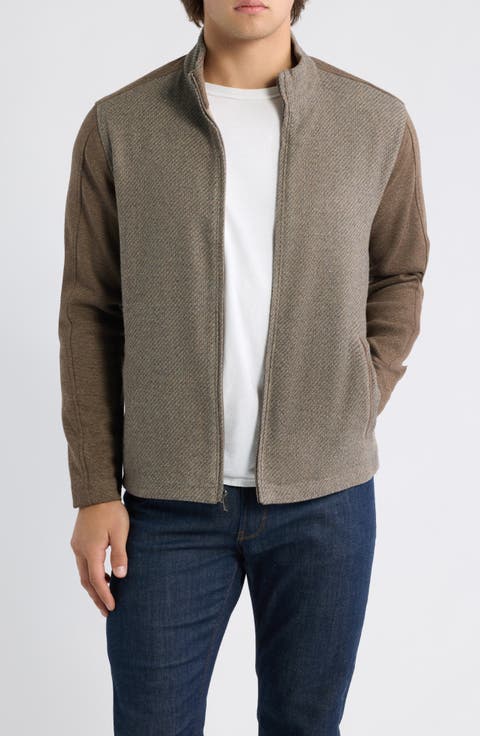 Brushed Twill Full Zip Jacket