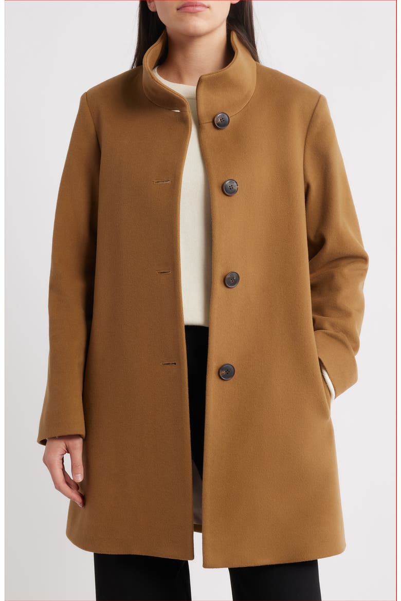 Grace Stand Collar Wool Coat (Nordstrom Exclusive) (Women) | Nordstrom
