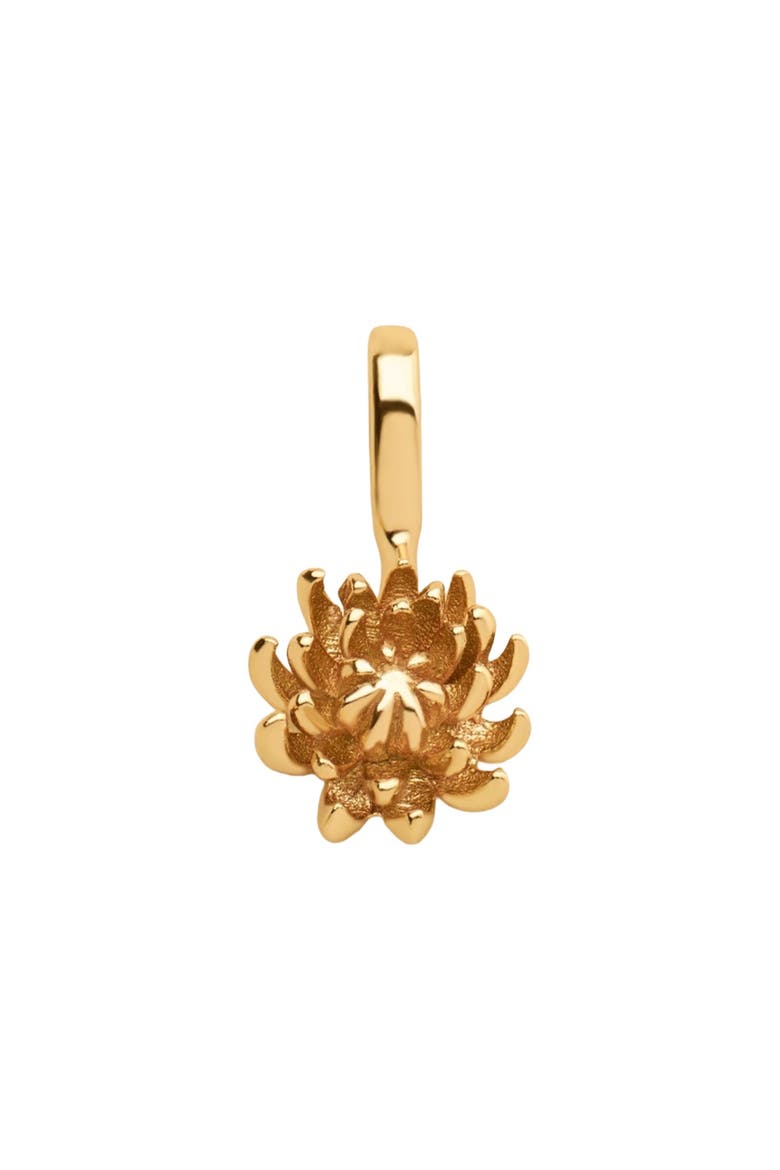 Birth Flower Charm, Main, color, November - Gold Vermeil
