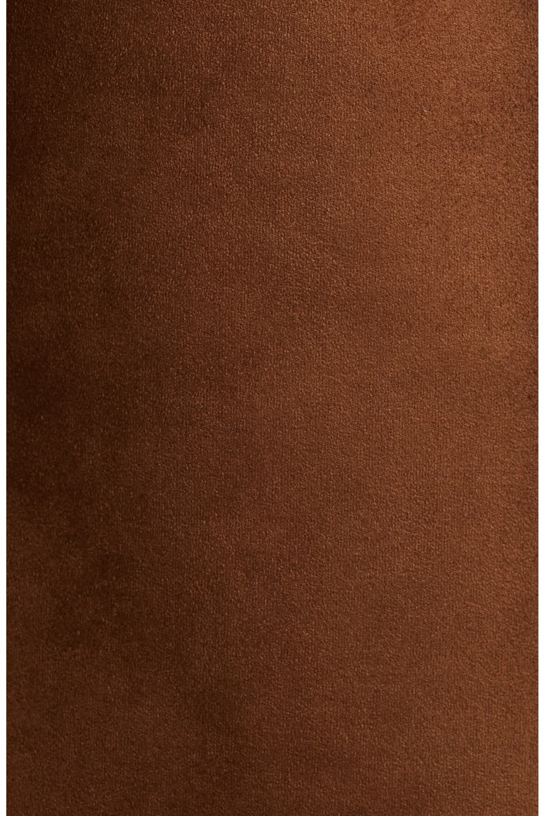 Faux Suede Jacket, Alternate, color, LUGGAGE