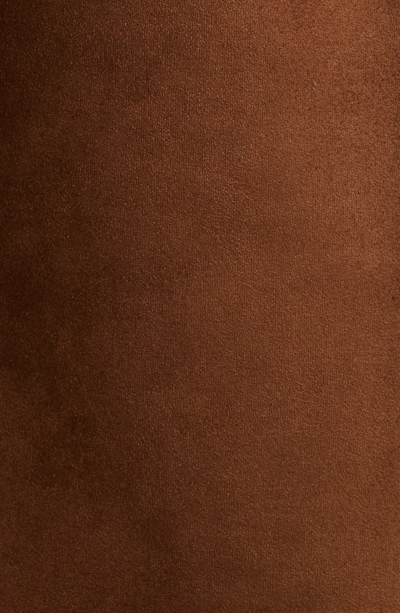 Michael Kors Faux Suede Jacket, Alternate, color, Luggage