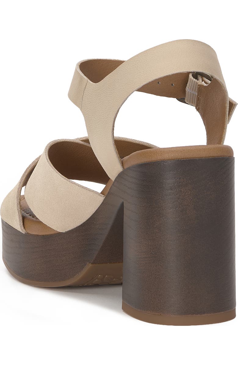 Lucky Brand Carsen Platform Sandal, Alternate, color, Cannellini