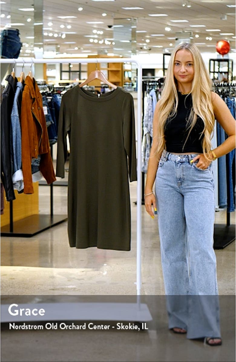 Darcy Three-Quarter Sleeve Minidress, sales video thumbnail