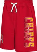 Outerstuff Youth Outerstuff Red Kansas City Chiefs Audible Fleece Shorts