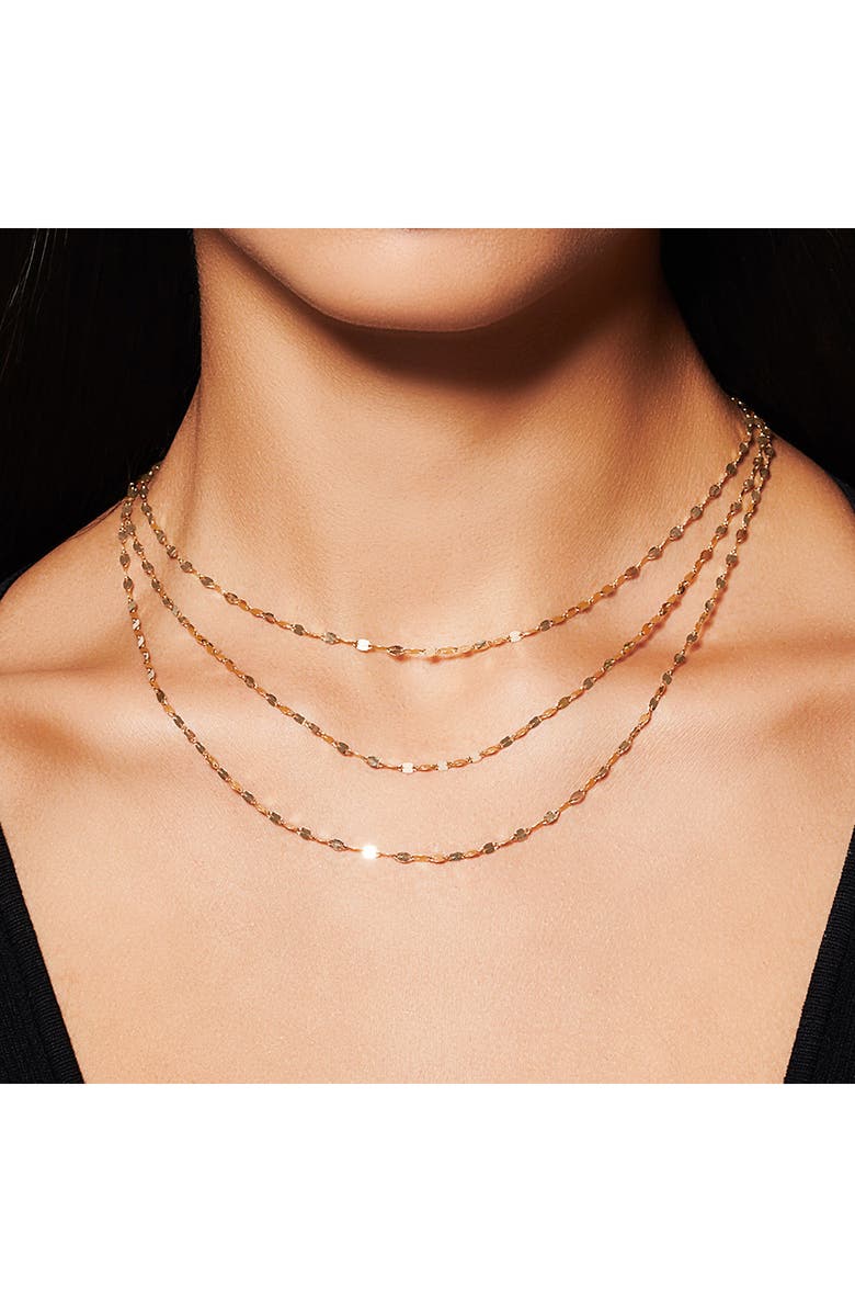 LANA Mega Gloss Blake Triple Layered Chain Necklace, Alternate, color, 
